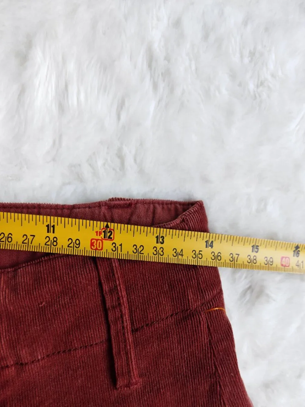 Free People Bay To Breakers Corduroy Cargo Pants XS Russet Red Utility Drawstrin